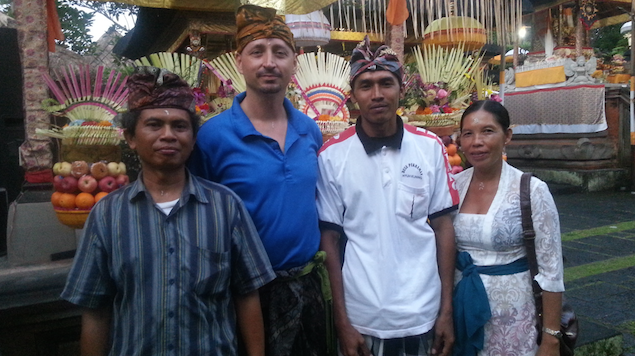 Matt Olsen Recent visit to Bali for Global Children Care