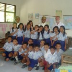 Some Students with Teachers and Australian Volunteer (ELC)